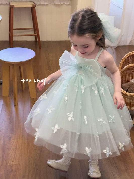 Butterfly Bowknot Tulle Dress